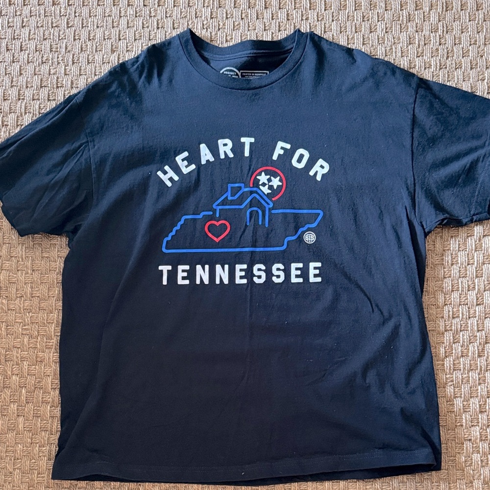 Project 615 Heart for Tennessee T-Shirt